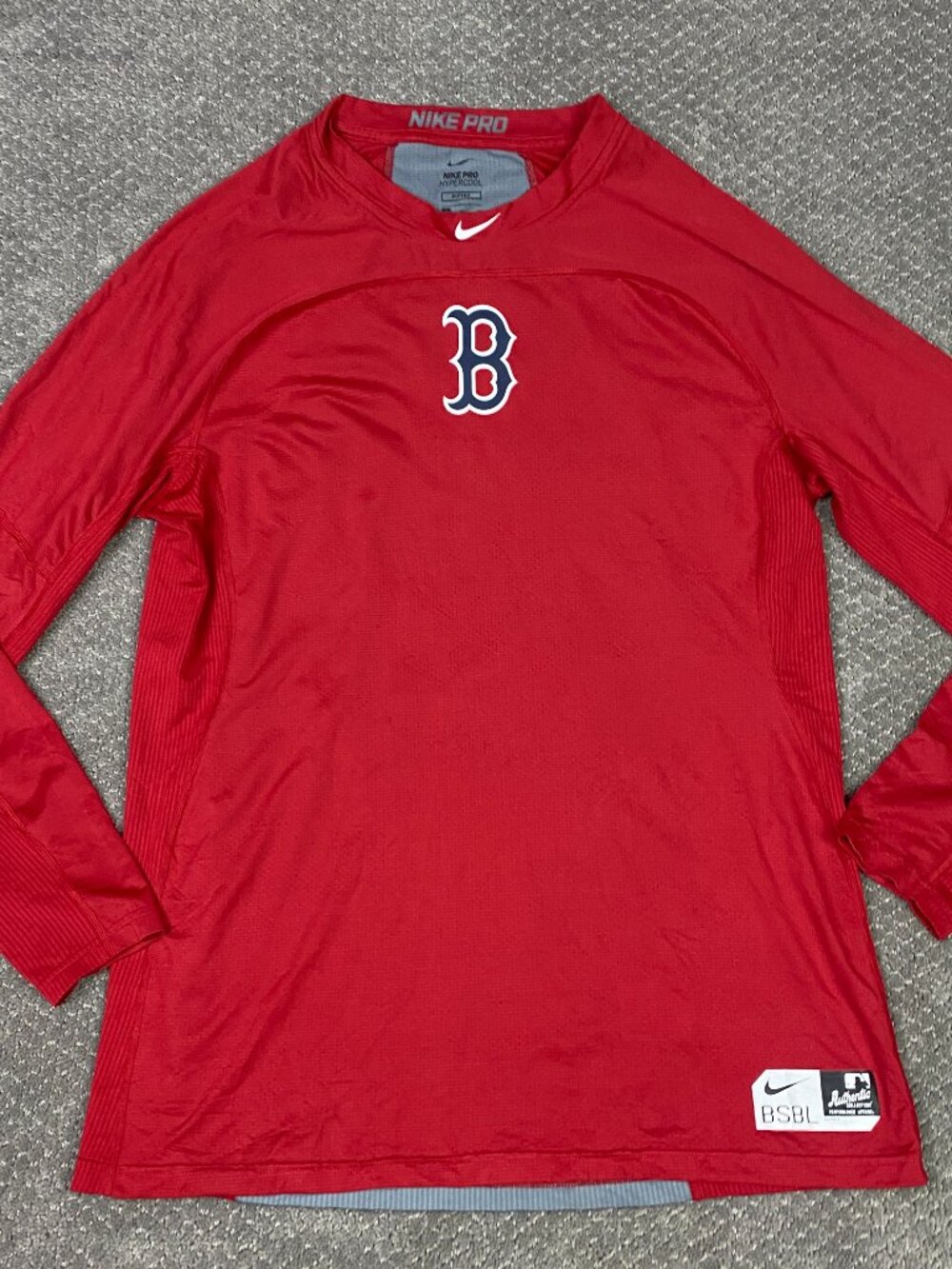 Boston Red Sox Nike Pro Hypercool Fitted Shirt Mens XL Compression Combat